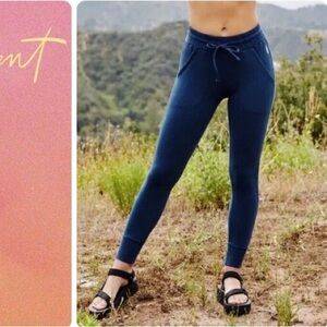 Free People Movement Sunny Skinny Navy Joggers Drawstring